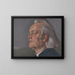 Portrait Painting of Mgr Alojz Kolska - Milan Thomka Mitrovský — framed artwork on a wall
