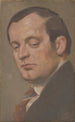 Portrait of a man with a tie - Milan Thomka Mitrovský — artwork view