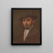 Self-portrait - Milan Thomka Mitrovský — framed artwork on a wall