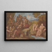 Sketch of composition with bathers - Milan Thomka Mitrovský — framed artwork on a wall