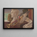 Symbolic still life painting - Milan Thomka Mitrovský — framed artwork on a wall