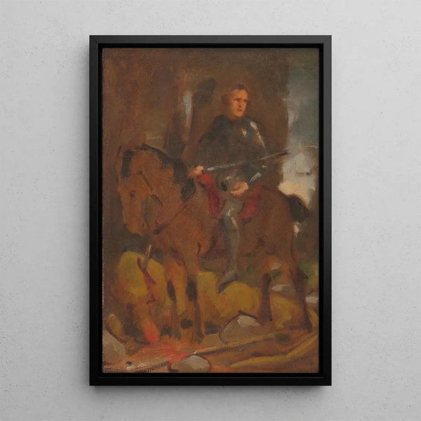 Study for a historical painting - Milan Thomka Mitrovský — framed artwork on a wall