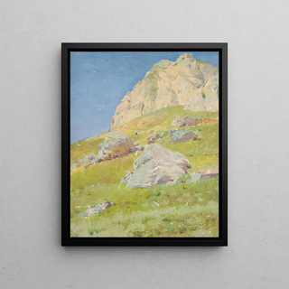 Milo Slovk - Study of Landscape around Sovk Podhradie.webp