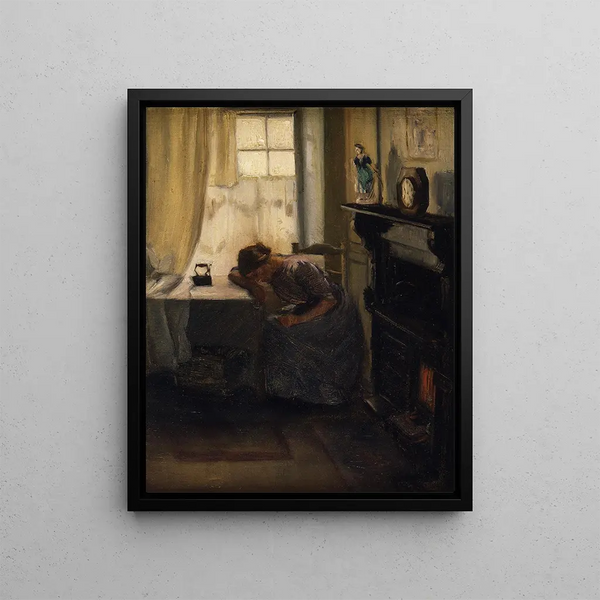 Tired - Mina Arndt — framed artwork on a wall