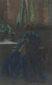 Woman in Blue - Mina Arndt — artwork view