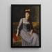 Madame Anna Flensburg - Mina Carlson-Bredberg — framed artwork on a wall