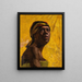 Portrait Study - Mina Carlson-Bredberg — framed artwork on a wall