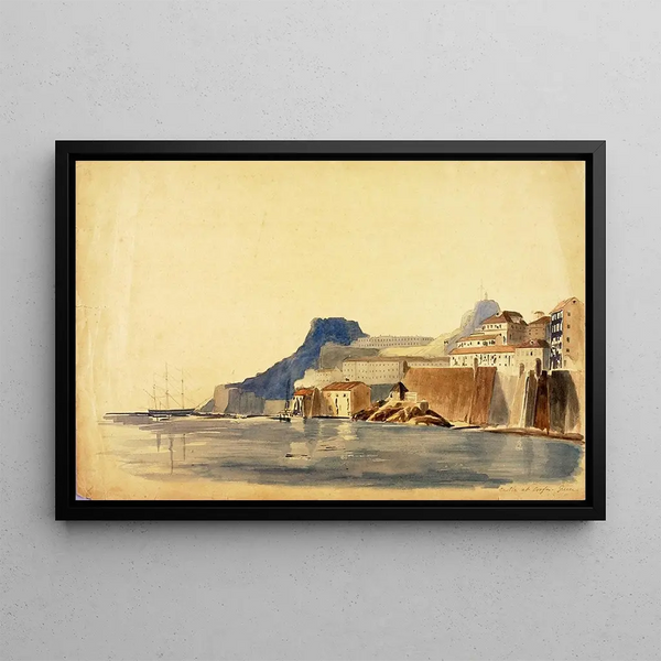 Château à Corfou en Grèce - Miner Kilbourne Kellogg — framed artwork on a wall