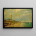 Lighthouse of Fire Island - Miner Kilbourne Kellogg — framed artwork on a wall