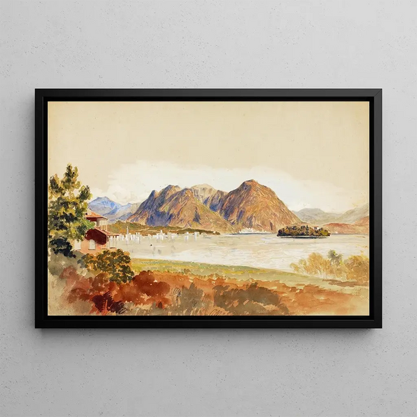 Lake Maggiore, Italy - Miner Kilbourne Kellogg — framed artwork on a wall