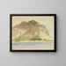 Mont Pellegrino in Palermo - Miner Kilbourne Kellogg — framed artwork on a wall