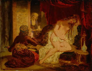Oriental Princess after the bath - Miner Kilbourne Kellogg — artwork view