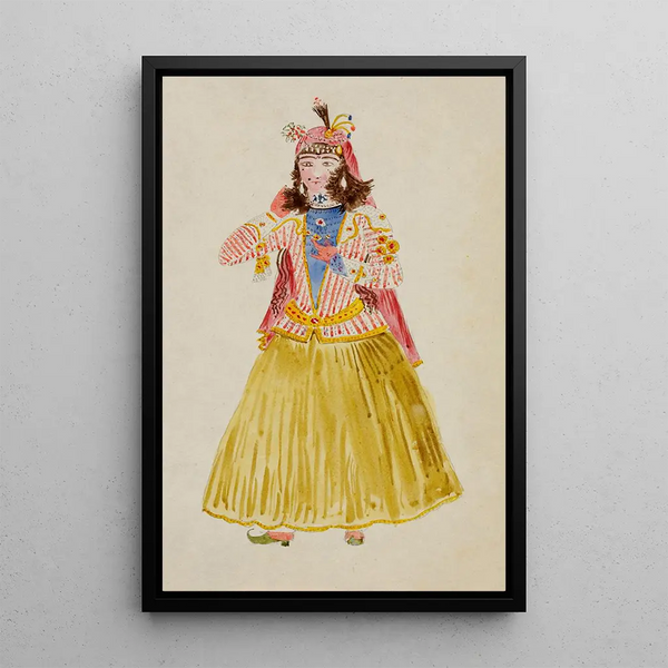 Young Persian Girl - Miner Kilbourne Kellogg — framed artwork on a wall
