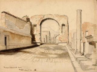 Entrance of the Pompeii Forum - Miner Kilbourne Kellogg — artwork view