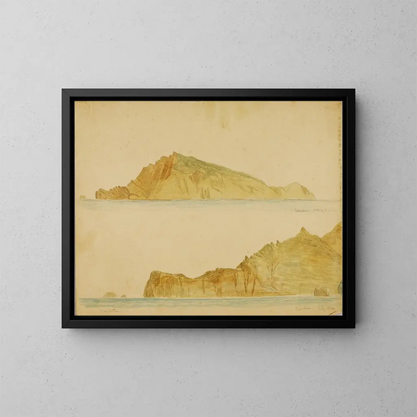 Zembra - Miner Kilbourne Kellogg — framed artwork on a wall