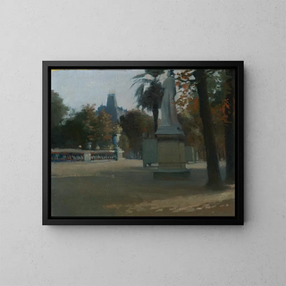 Jardin des Tuileries à Paris - Minerva Chapman — framed artwork on a wall