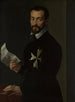 Portrait of a Knight of Malta Probably Fra Jacopo Salviati - Mirabello Cavalori — artwork view