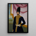 Jalal al-Din Mirza, son of Fath Ali Shah Qajar - Mirza Abolhassan Khan Ghaffari — framed artwork on a wall