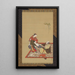 Samurai and Wakashu - Miyagawa Isshō — framed artwork on a wall