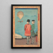 Image of a balloon - Miyagi Gengyo — framed artwork on a wall