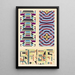 Abstract motif painting Portfolio Pl01 - Mizuki Heitaro — framed artwork on a wall