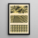Portfolio of abstract patterns Pl08 - Mizuki Heitaro — framed artwork on a wall