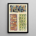 Portfolio of Abstract Patterns Pl11 - Mizuki Heitaro — framed artwork on a wall