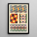 Portfolio of abstract patterns Pl20 - Mizuki Heitaro — framed artwork on a wall