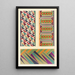 Portfolio of abstract patterns Pl24 - Mizuki Heitaro — framed artwork on a wall