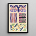 Portfolio of Abstract Patterns Pl27 - Mizuki Heitaro — framed artwork on a wall