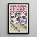 Portfolio of Abstract Patterns Pl28 - Mizuki Heitaro — framed artwork on a wall