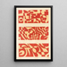 Portfolio of abstract patterns Pl29 - Mizuki Heitaro — framed artwork on a wall