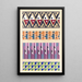 Portfolio of Abstract Patterns Pl30 - Mizuki Heitaro — framed artwork on a wall