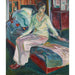 Reproduction of the painting Sitting Model Painting on the Couch - Edvard Munch