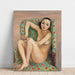 Reproduction of the painting Model in a green armchair - Nils Dardel
