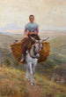 Women on Donkey Back - Modesto Teixidor y Torres — artwork view