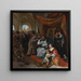 Moses and the Pharaoh's Crown - Jan Steen — framed artwork on a wall