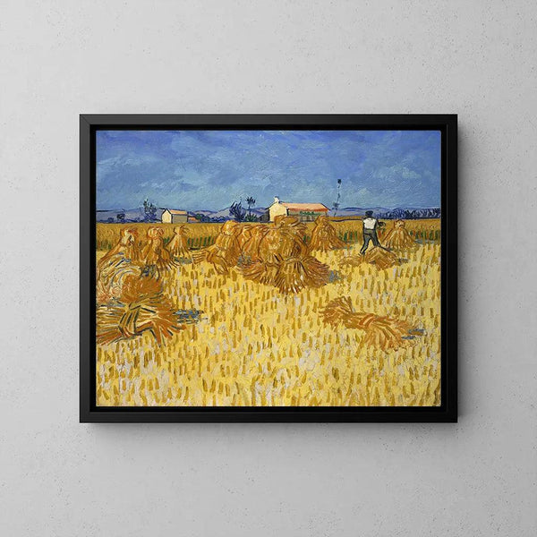 Reproduction of the painting Wheat Harvest Painting in Provence - Vincent van Gogh