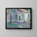 A Farm in Bergen - Mommie Schwarz — framed artwork on a wall
