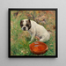 My Dog - Karl Georg Arsenius — framed artwork on a wall