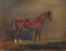 Portrait of a saddle horse - Monogrammiste A G — artwork view