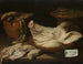 Still life with a pig's head, pig's legs, and sausage - Monogrammist JVR — artwork view