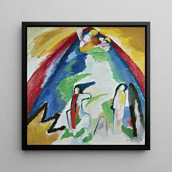 Mountain - Wassily Kandinsky — framed artwork on a wall