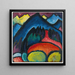 Montagnes d'Oberstdorf - Alexej von Jawlensky — framed artwork on a wall