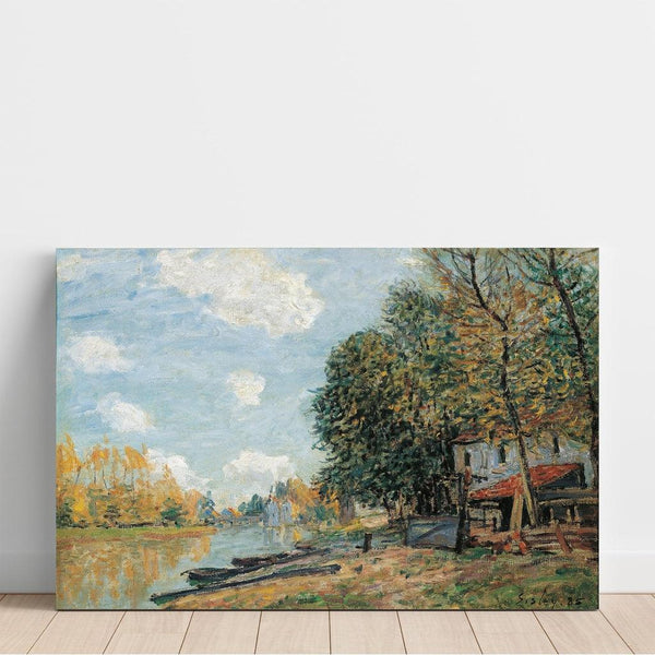 Reproduction of the painting Moret: The Loing banks - Alfred Sisley
