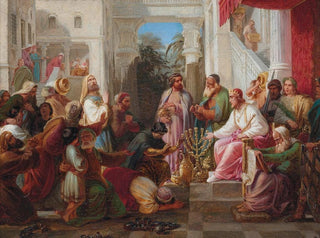 Un roi miséricordieux - Moritz Daniel Oppenheim — artwork view
