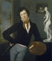 Self-portrait Painting - Moritz Daniel Oppenheim — artwork view