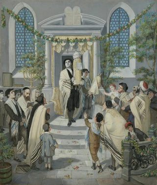 Moritz Daniel Oppenheim - Shavuot Pentecost.webp