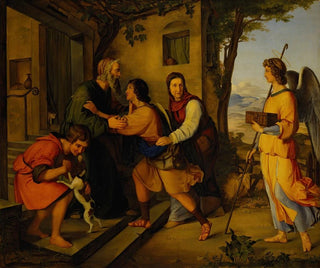 The Return of Tobiah - Moritz Daniel Oppenheim — artwork view