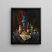 Still life - Moritz Mansfeld — framed artwork on a wall